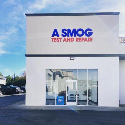 A smog test and repair