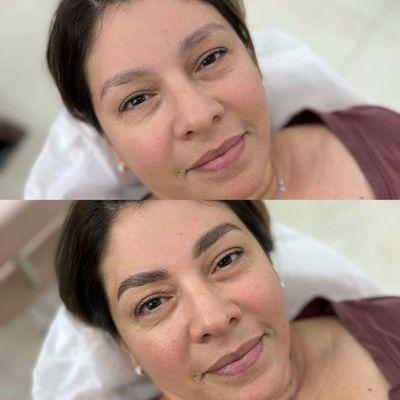 Brow Lamination + Tint by @cindy.mishesthetics