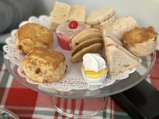 Gluten and nut free afternoon tea for 1