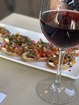 Bruschetta & wine