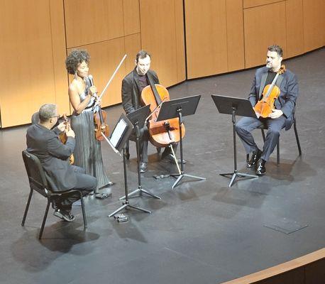 2/18/2024 - Harlem Quartet (who just won a Grammy) performance started with a stunning piece by Jessie Montgomery (2024 Grammy winner).