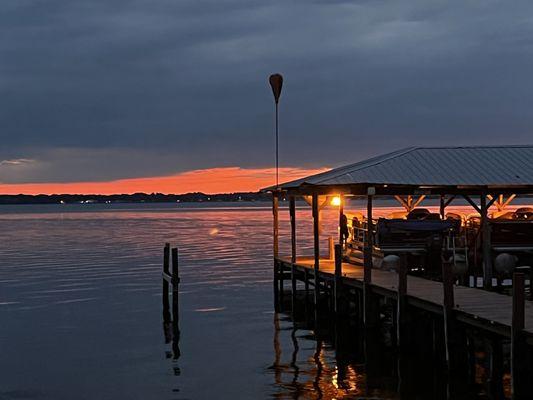 Nighttime is just as gorgeous and inviting