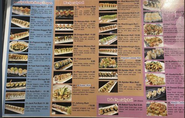 Menu, pg 2