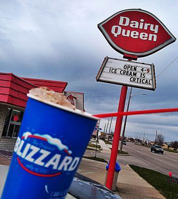 Essential Snicker doodle Blizzard