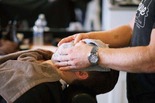 His straight razor shaves are fantastic and relaxing! Smooth and refreshing!