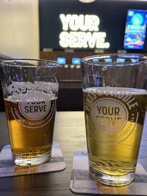 Self served beers