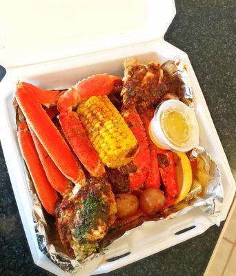 Spicy Ragin Cajun Crab Legs