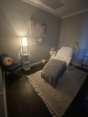 One of our relaxing treatment rooms.