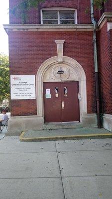 St. Joseph's Child Development Center - north entrance