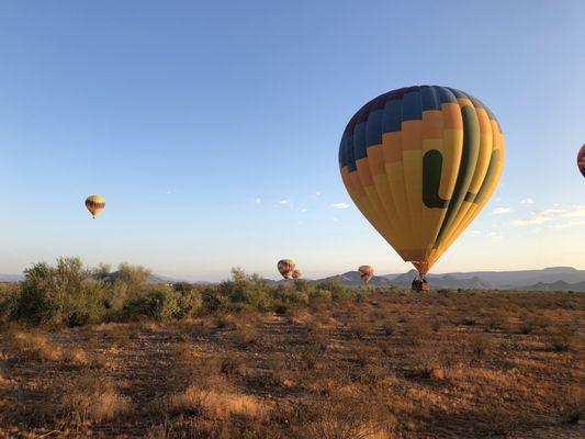 Taking off