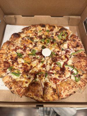 Smokey Sweet BBQ Pizza