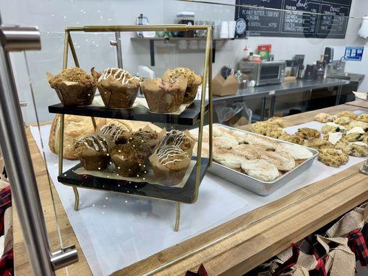 muffins and delicious looking cinnamon rolls