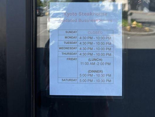 Business Hours