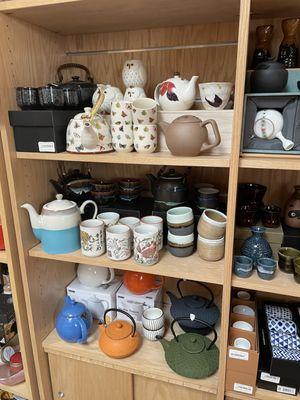 Tea pot section