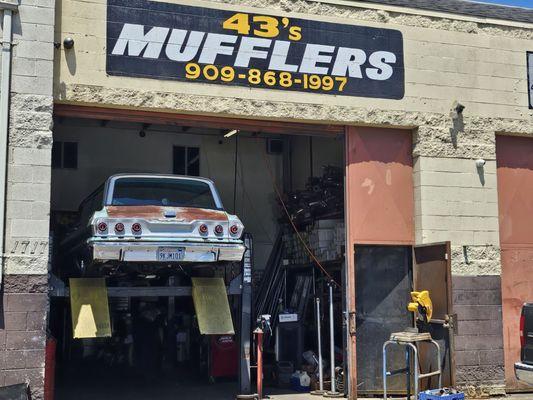 Replacing damaged muffler. Danny was awesome to deal with.