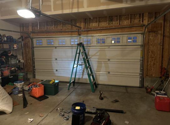 Garage door repair service