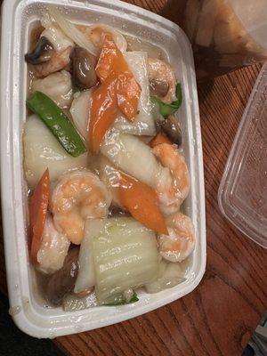 Shrimp with Chinese Vegetables