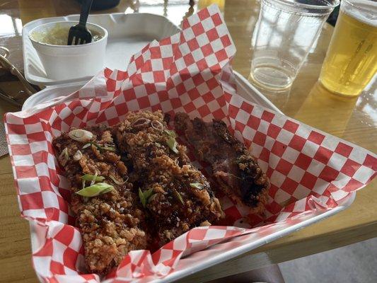 Thai style fried ribs