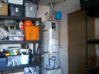 Water heater installation