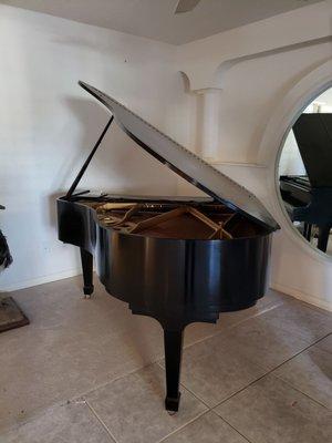 Baby grand piano