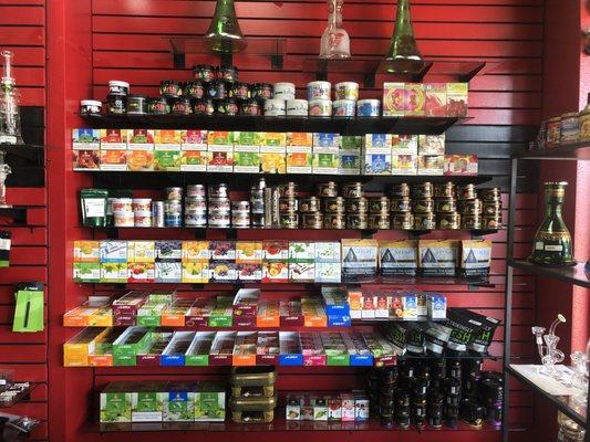 Hookah Flavors:                  Fumari, Al Fakhr, Mazaya, Urth, Lavoo, Khalil Mamoun, Azure