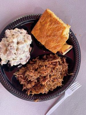 Pulled Pork w/ Potato salad