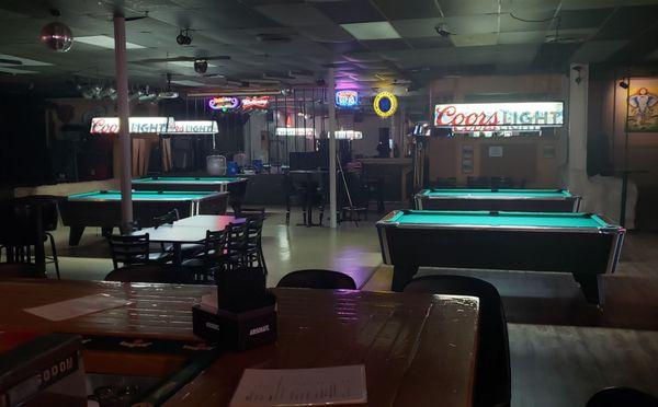 Maple Ave Pub looks just as divey as you'd expect on the inside. Pool tables, pinball, and quasi-sketchy vibes