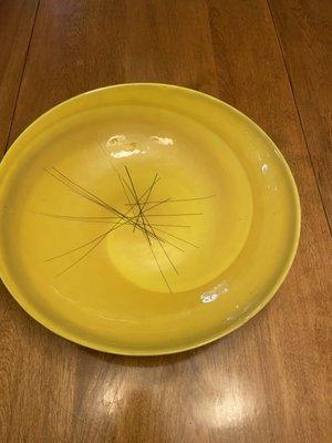 Atomic-era Venetian glass bowl!