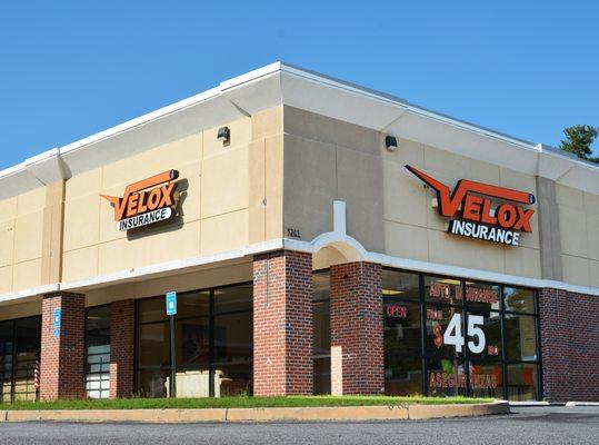 Outside view of Velox Insurance in Norcross, GA