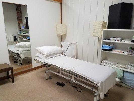 One of the physical therapy spaces in the building.