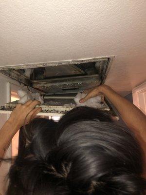 A/C was never working and maintenance took forever to fix it...gave us a portable A/C which didn't solve the issue