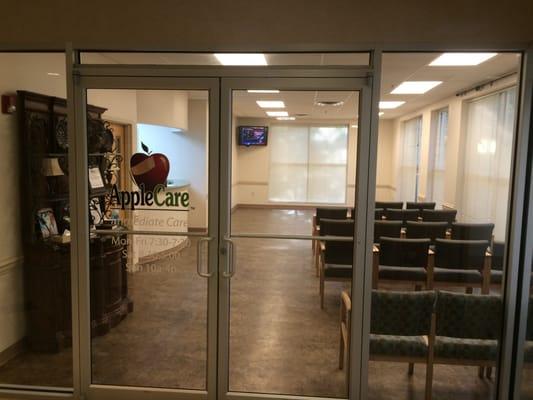 Recently renovated reception area.