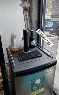 Cold brew coffee station courtesy of Philly's own Dript Coffee