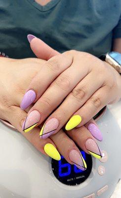 Bright nails