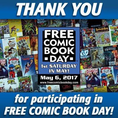 Participated in Free Comic Book Day  http://freecomicbookday.com