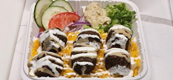 Falafel Platter (Vegetarian)