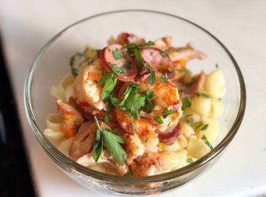 Seafood Jambalaya with Pasta