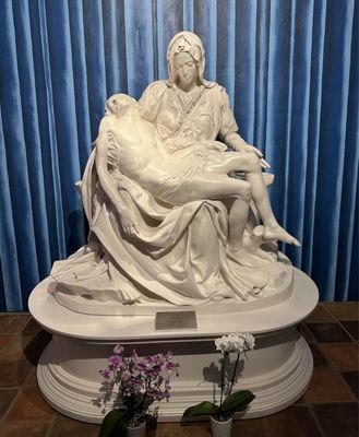 The Pieta is on display!