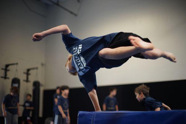 Parkour, freerunning, acrobatics, ninja warrior obstacle courses are used to develop agility and coordination.