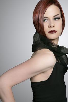 Hair by Marco Evangelisti, Color by Karen Chapman, Make-up by Paula Mendes, Photo by Marco Evangelisti