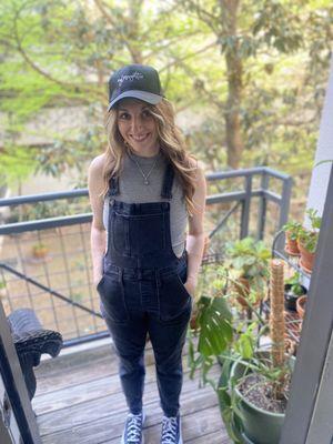 My favorite outfit.  I'll never surrender the overalls. Nevahhhhh!