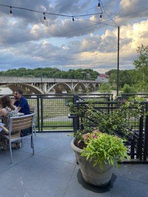 View from the patio