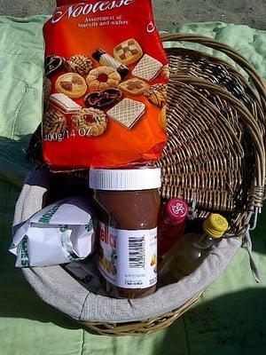 Picnic at the beach.