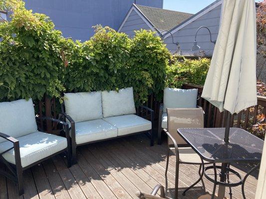 Bernal Homeopathy Back Patio Garden Waiting Area