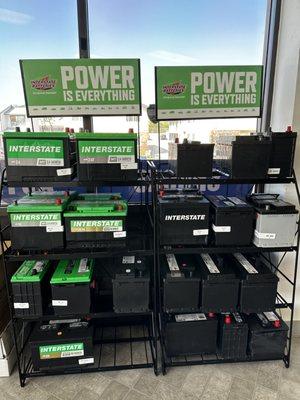 Interstate Batteries 
 Call for more detail