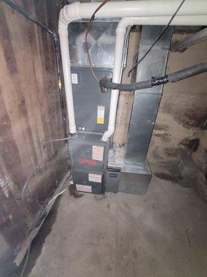 Beautiful Furnace Installation done by Oasis Heating!