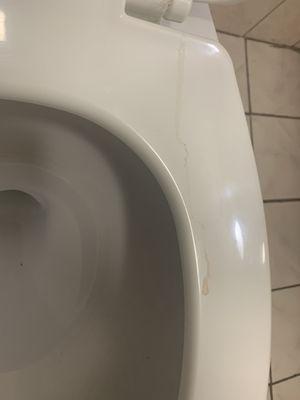 blood on toilet seat