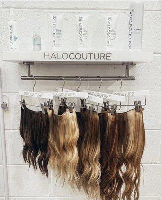 Halo hair extensions