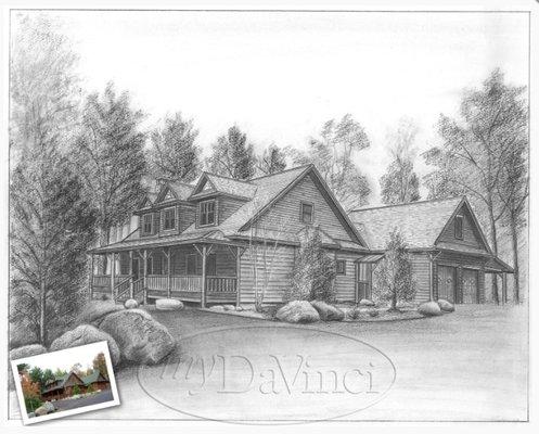 Hand Drawn Pencil Sketch From Your Photo