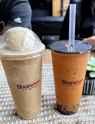 Blended ice coffee / blended Thai ice tea